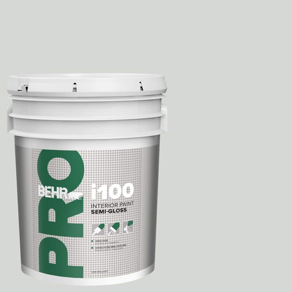 BEHR PRO 5 gal. #PPU25-13 Misty Coast Semi-Gloss Interior Paint