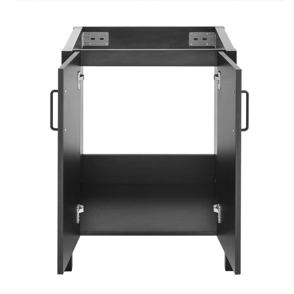 Swiss Madison Avallon 24 in. Freestanding Bath Vanity Cabinet without Top in Black (3)