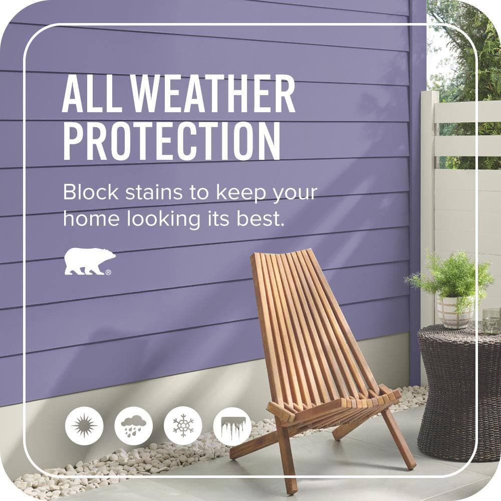 BEHR ULTRA 1 gal. #640D-6 Chinese Violet Satin Enamel Exterior Paint & Primer (4)