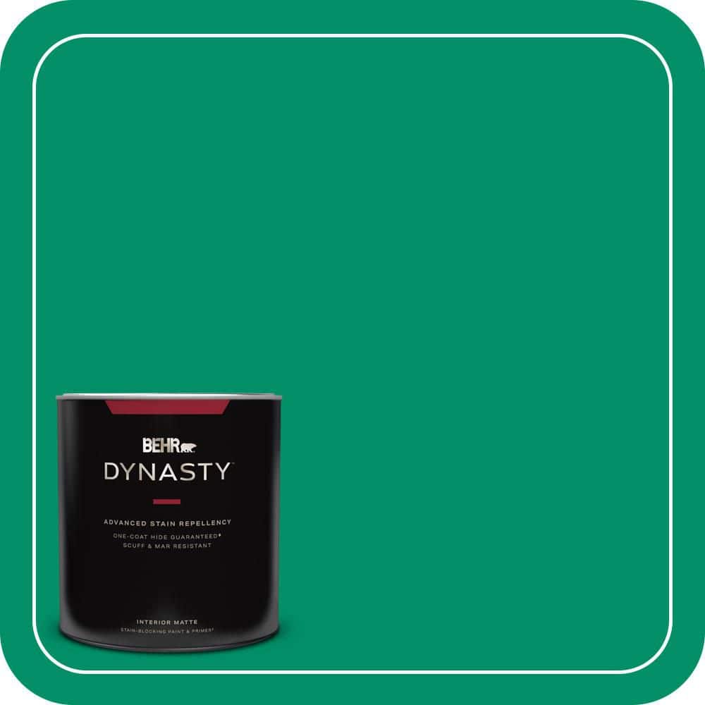 BEHR DYNASTY 1 qt. #MQ4-15 Balsam One-Coat Hide Matte Interior Stain-Blocking Paint and Primer