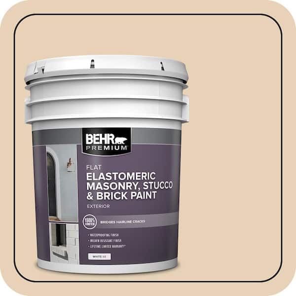 BEHR PREMIUM 5 gal. #MS-20 Hacienda Elastomeric Masonry, Stucco and Brick Exterior Paint (2)
