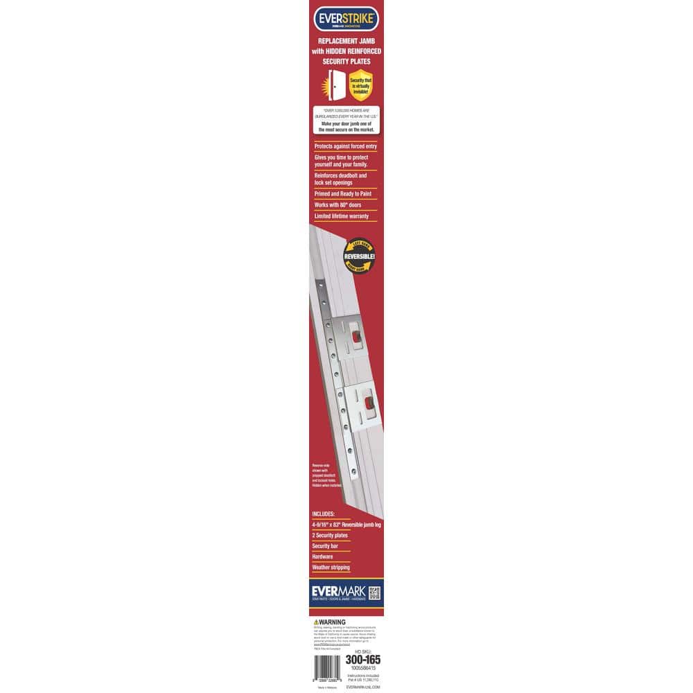 EVERMARK EVERSTRIKE 4-9/16 in. x 83 in. Wood Reversible Exterior Jamb Leg (2)