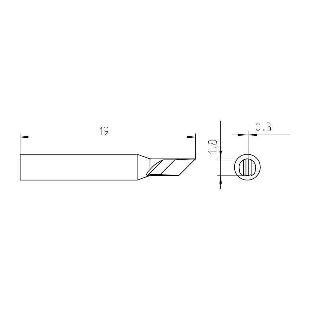 Weller RT Micro Soldering Tip Knife 2.5 mm (2)