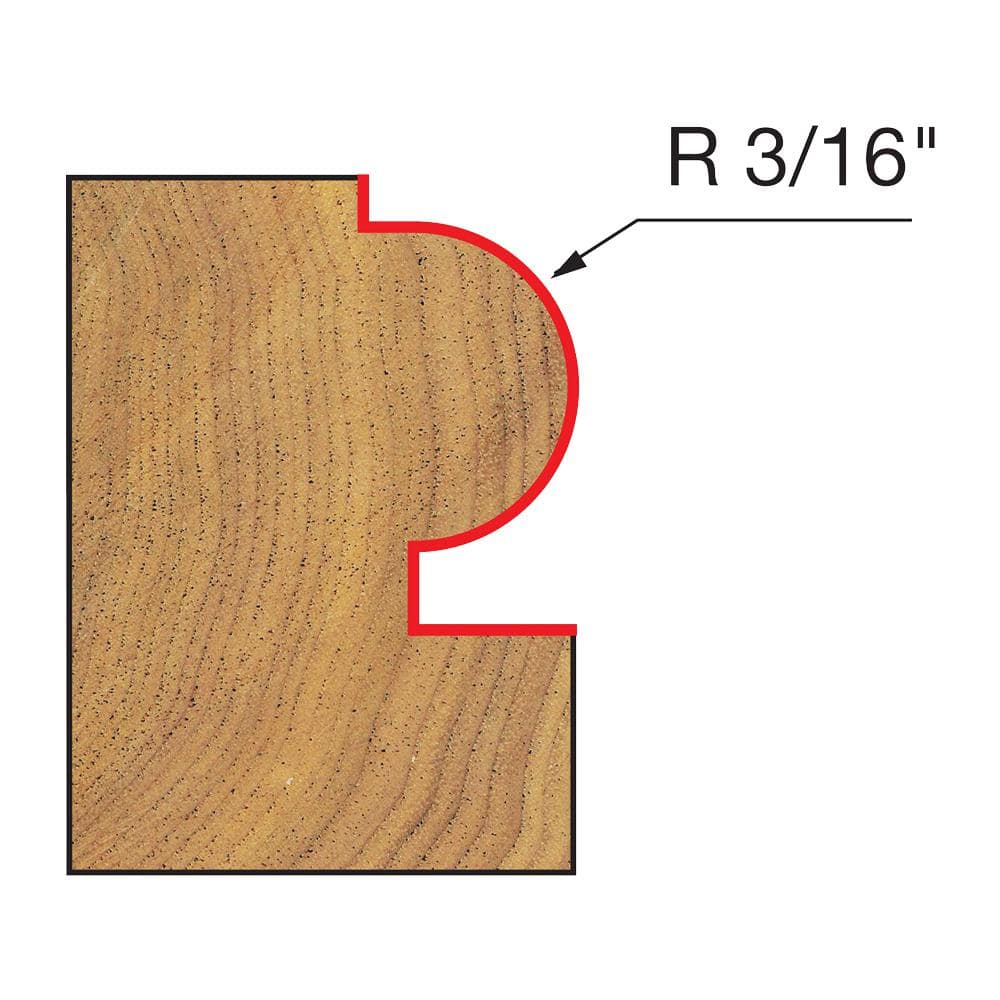 DIABLO 1/4 in. Traditional Beading Bit (3)
