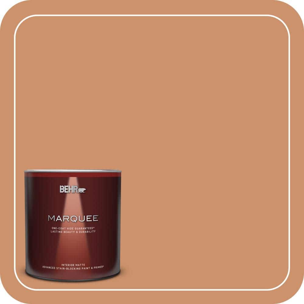 BEHR MARQUEE 1 Qt. #MQ4-37 Ferrous One-Coat Hide Matte Interior Paint & Primer