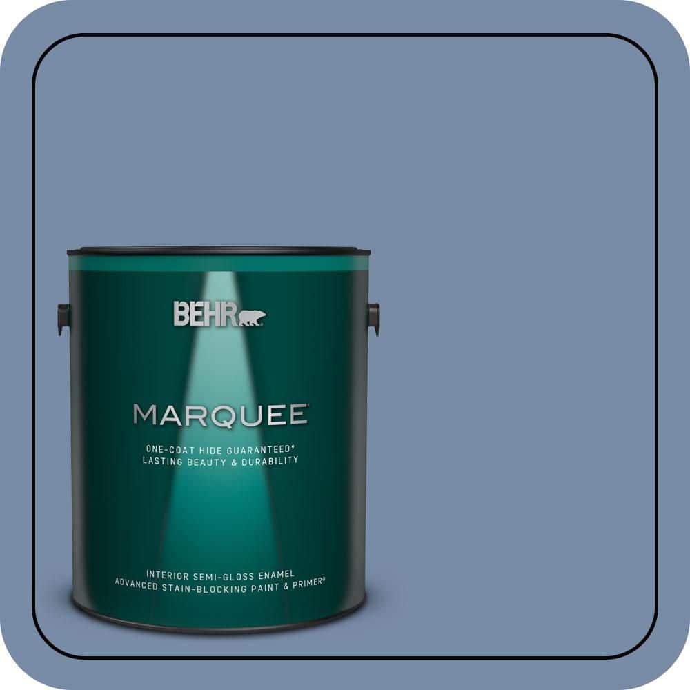 BEHR MARQUEE 1 gal. #590F-5 Magic Spell Semi-Gloss Enamel Interior Paint & Primer
