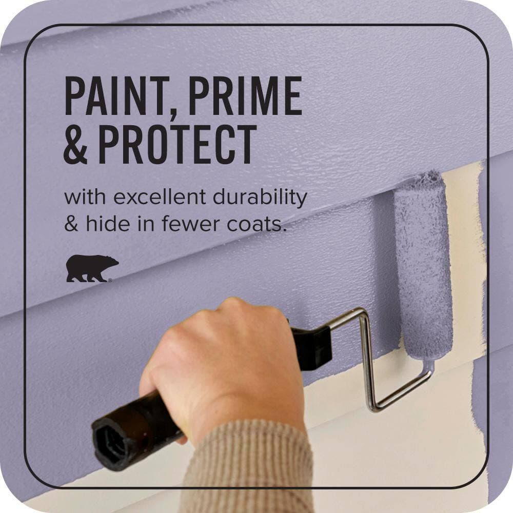 BEHR ULTRA 1 qt. #S570-4 Night Music Semi-Gloss Enamel Exterior Paint & Primer (3)