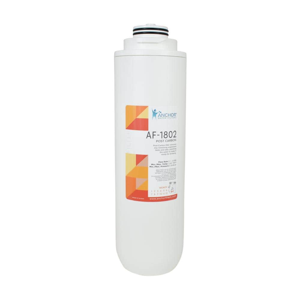 ANCHOR WATER FILTERS Post Carbon GAC Replacement Filter for Anchor EcoFlo Tankless 800 GPD Reverse Osmosis System