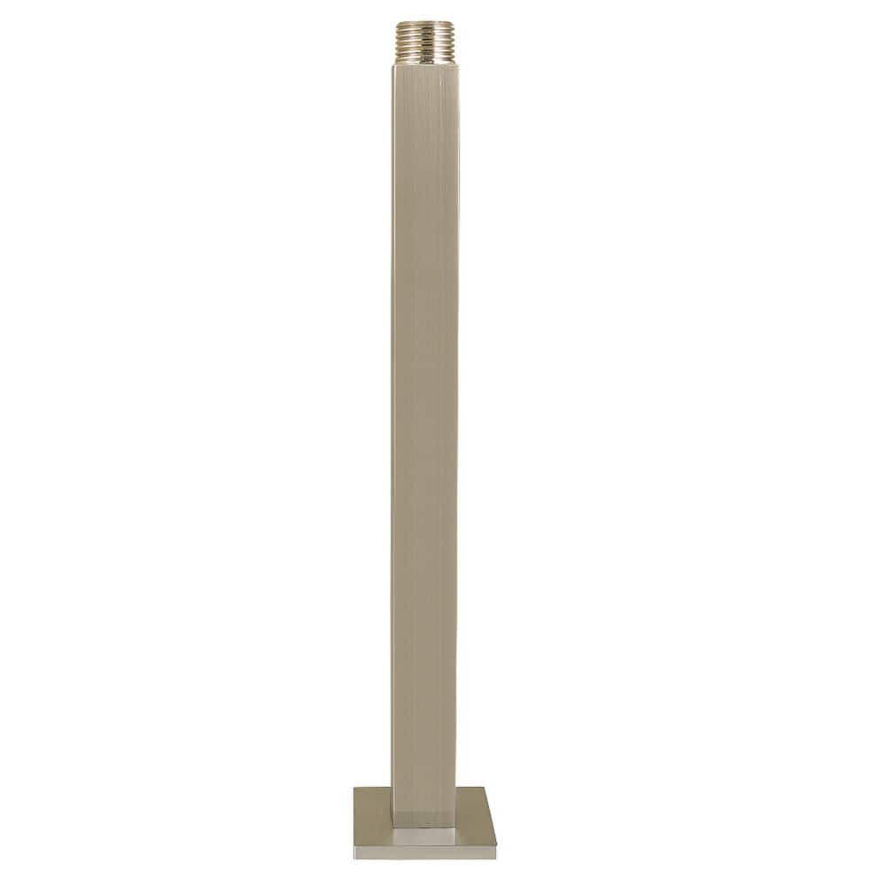 Kingston Brass 10 in. Shower Arm with Flange in Brushed Nickel