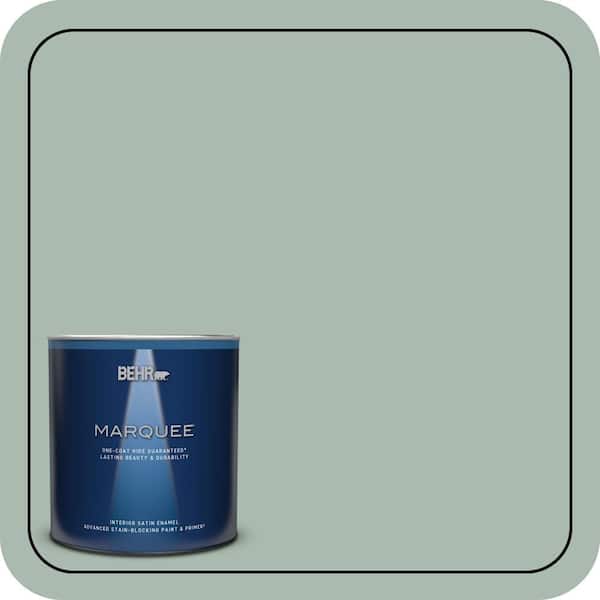 BEHR PREMIUM PLUS #PPU11-14 Zen Enamel Interior/Exterior Paint & Primer Color Sample (4)