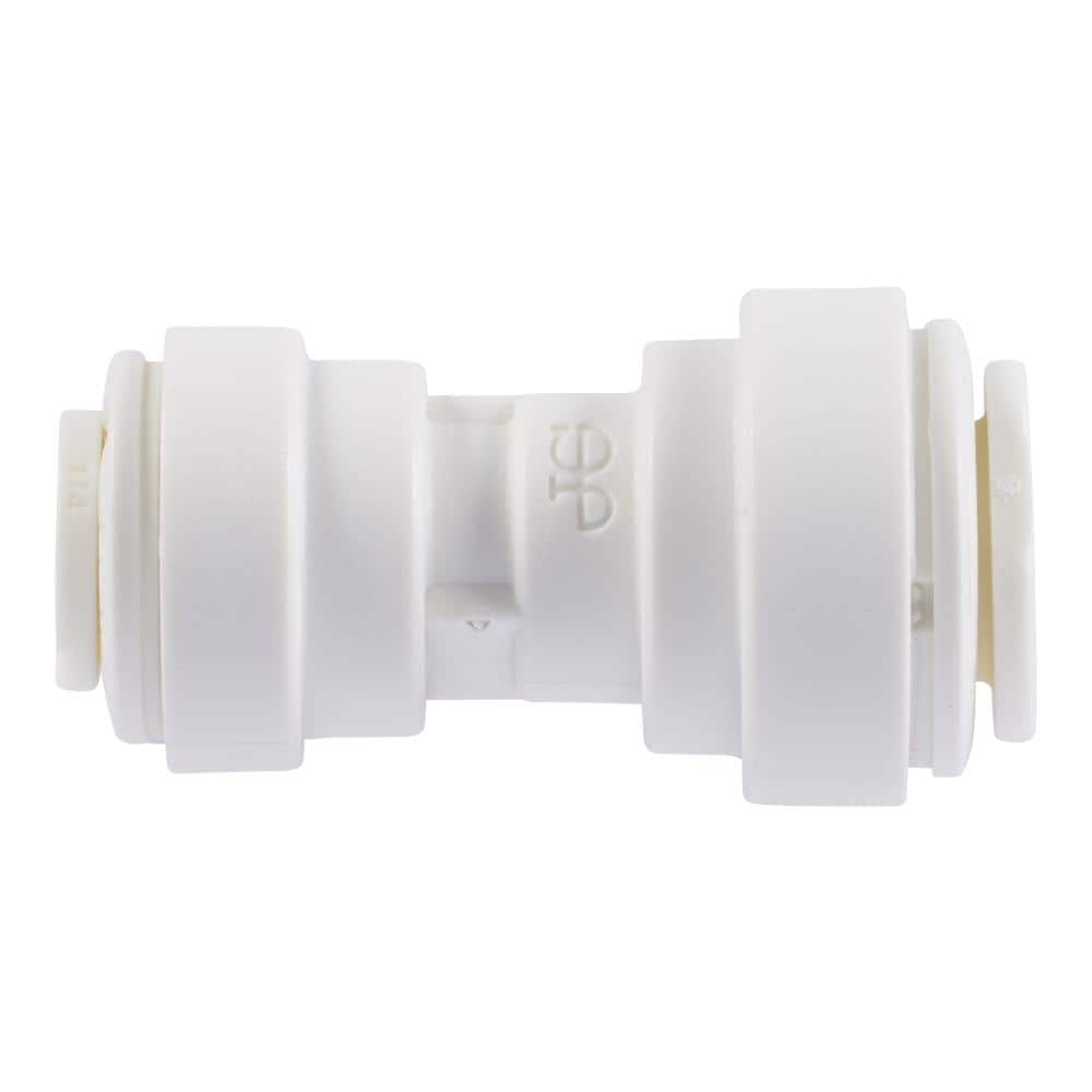 John Guest 5/16 in. O.D. x 1/4 in. O.D. Push-to-Connect Polypropylene Reducing Coupling Fitting (4)