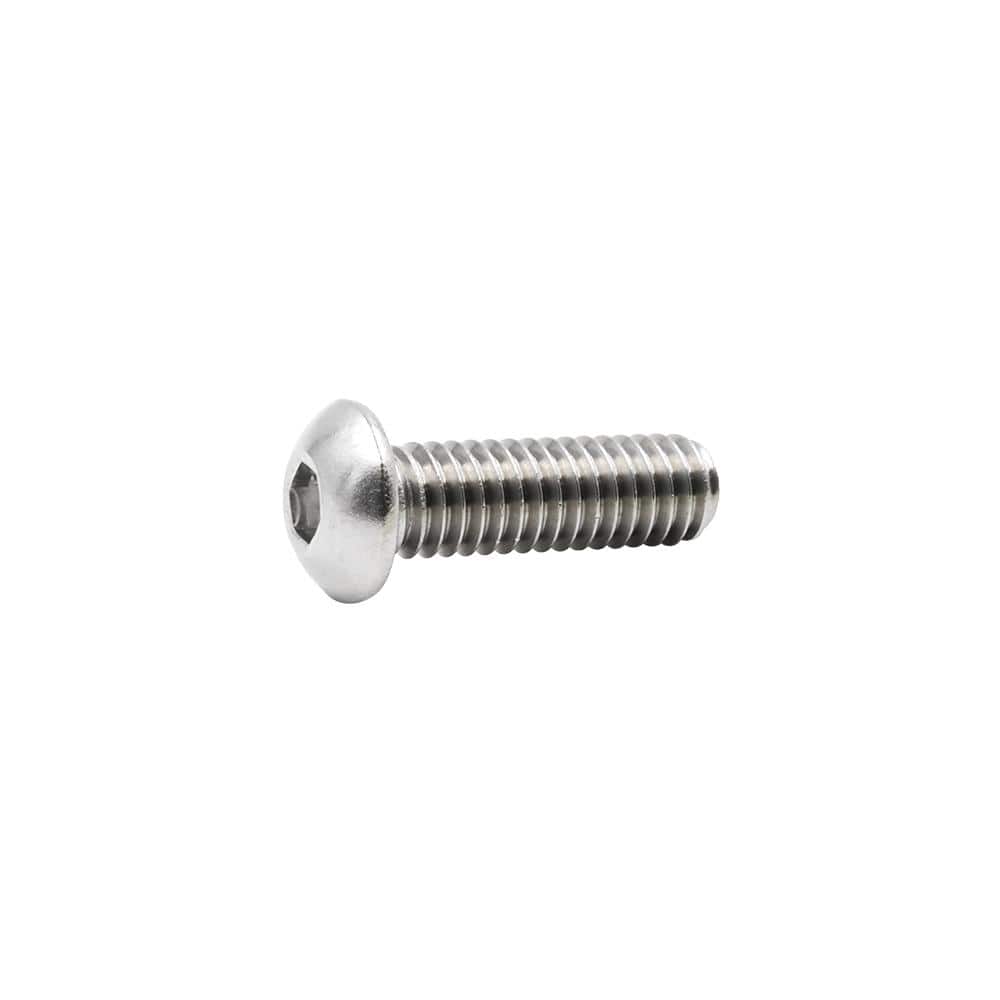 Everbilt 5/16 in.-18 x 1 in. Hex Button Head Stainless Steel Socket Cap Screw (2-Pack)
