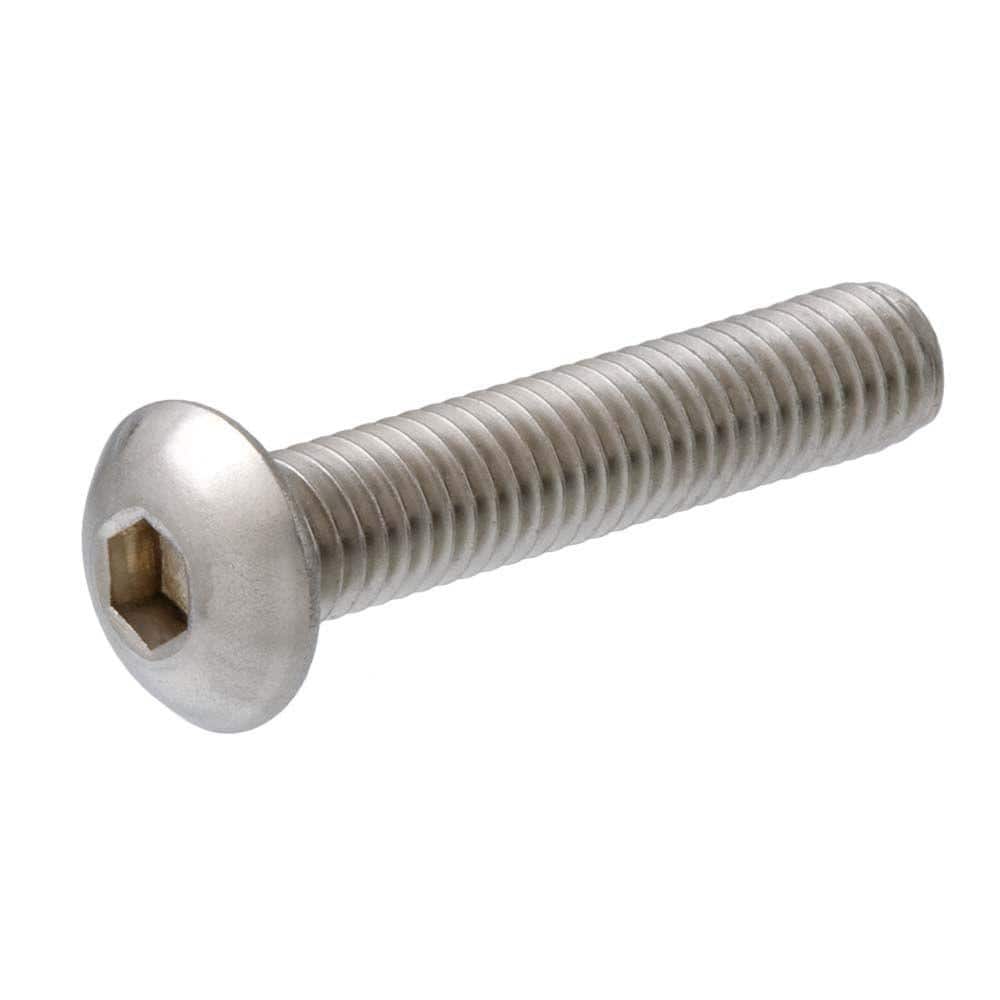 Everbilt 5/16-18x7/8 in. Stainless Steel Button Head Internal Hex Drive Cap Screw