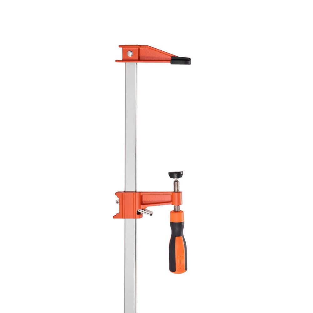 SKYSHALO Bar Clamps for Woodworking, 24 in. Opening, Lockable F-Clamp Set, (2-Piece), 600 lbs. Load Limit, 2-1/2 in. Depth