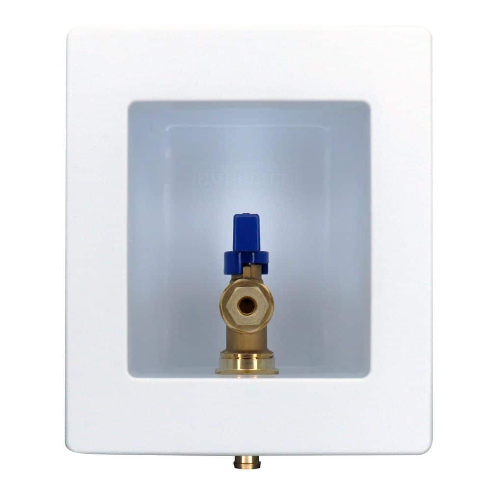 Everbilt 1/2 in. Brass PEX-B Barb Icemaker Outlet Box