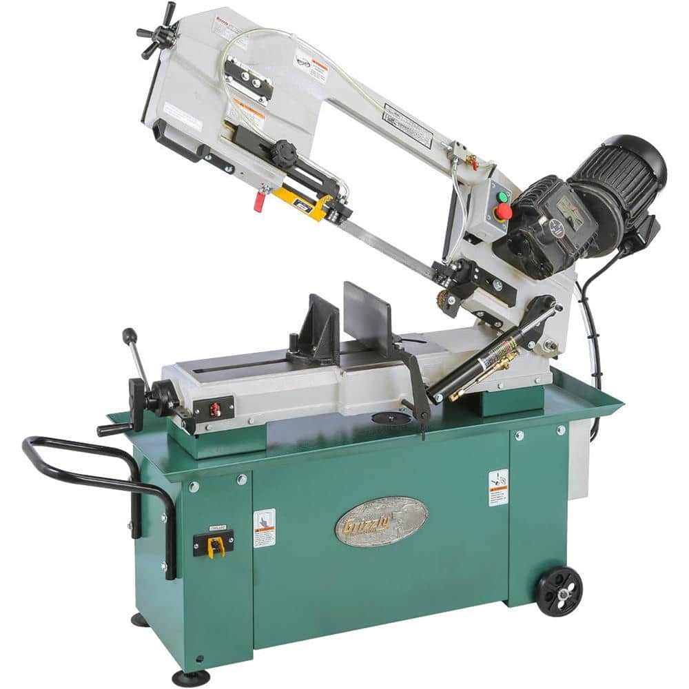 Grizzly Industrial 7 in. x 12 in. 1-1/2 HP Metal-Cutting Bandsaw