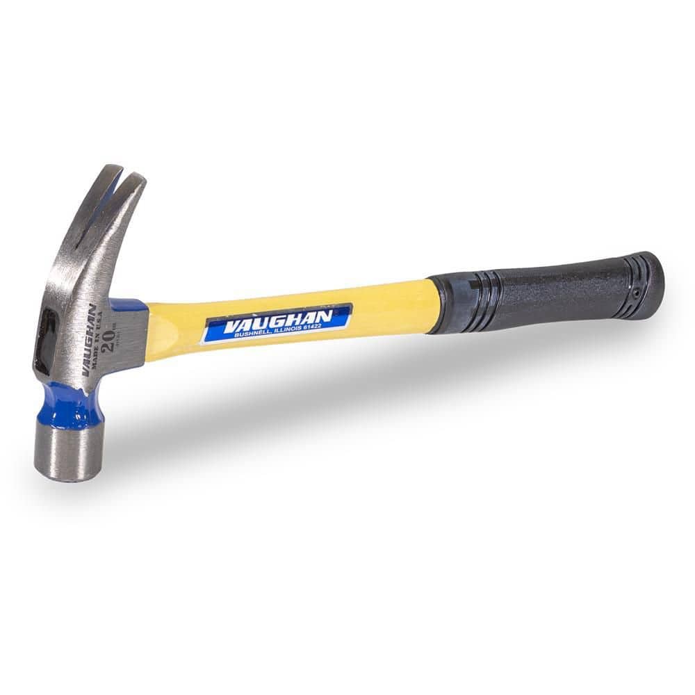 Vaughan 20 oz. Milled Face Fiberglass Rip Hammer, 16 in. fiberglass handle