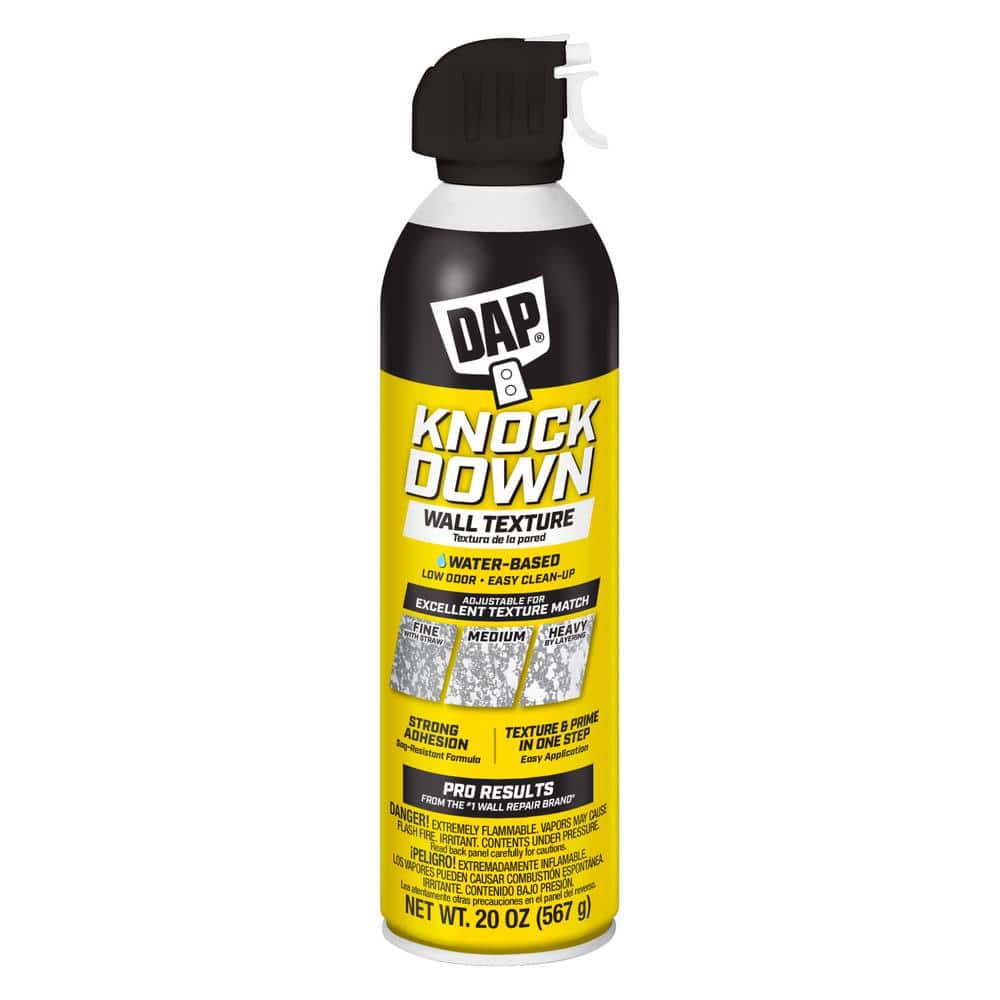 DAP Spray Texture 20 oz. Knockdown Water Based Wall Texture Quick Repair