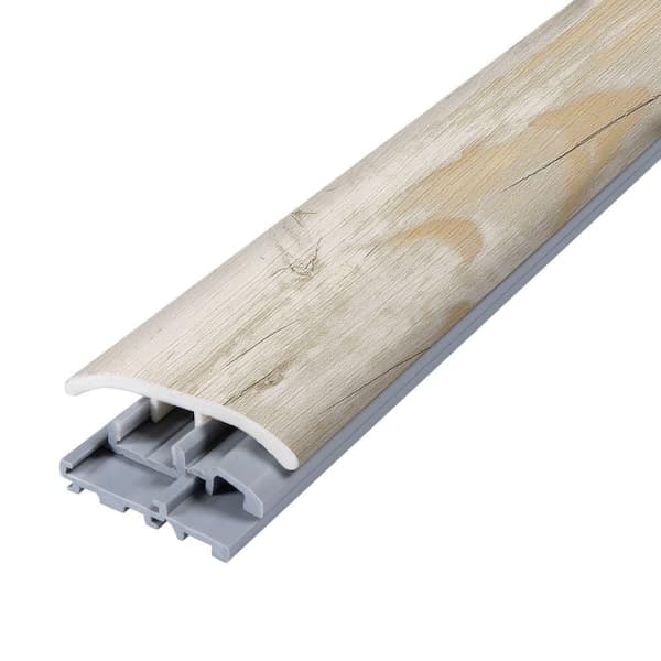 PERFORMANCE ACCESSORIES Bayview 0.31 in. T x 2 in. W x 78.7 in. L Vinyl 4-in-1 Molding