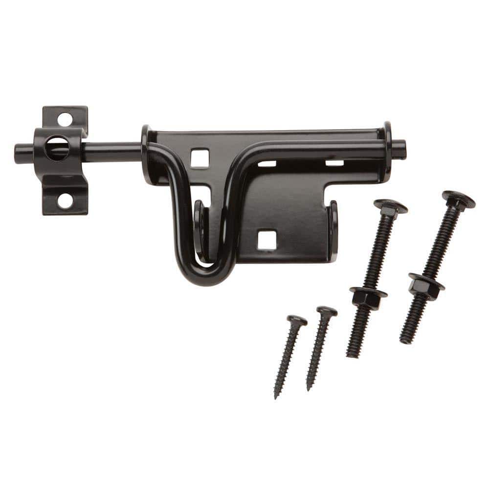 Everbilt Black Slide Bolt