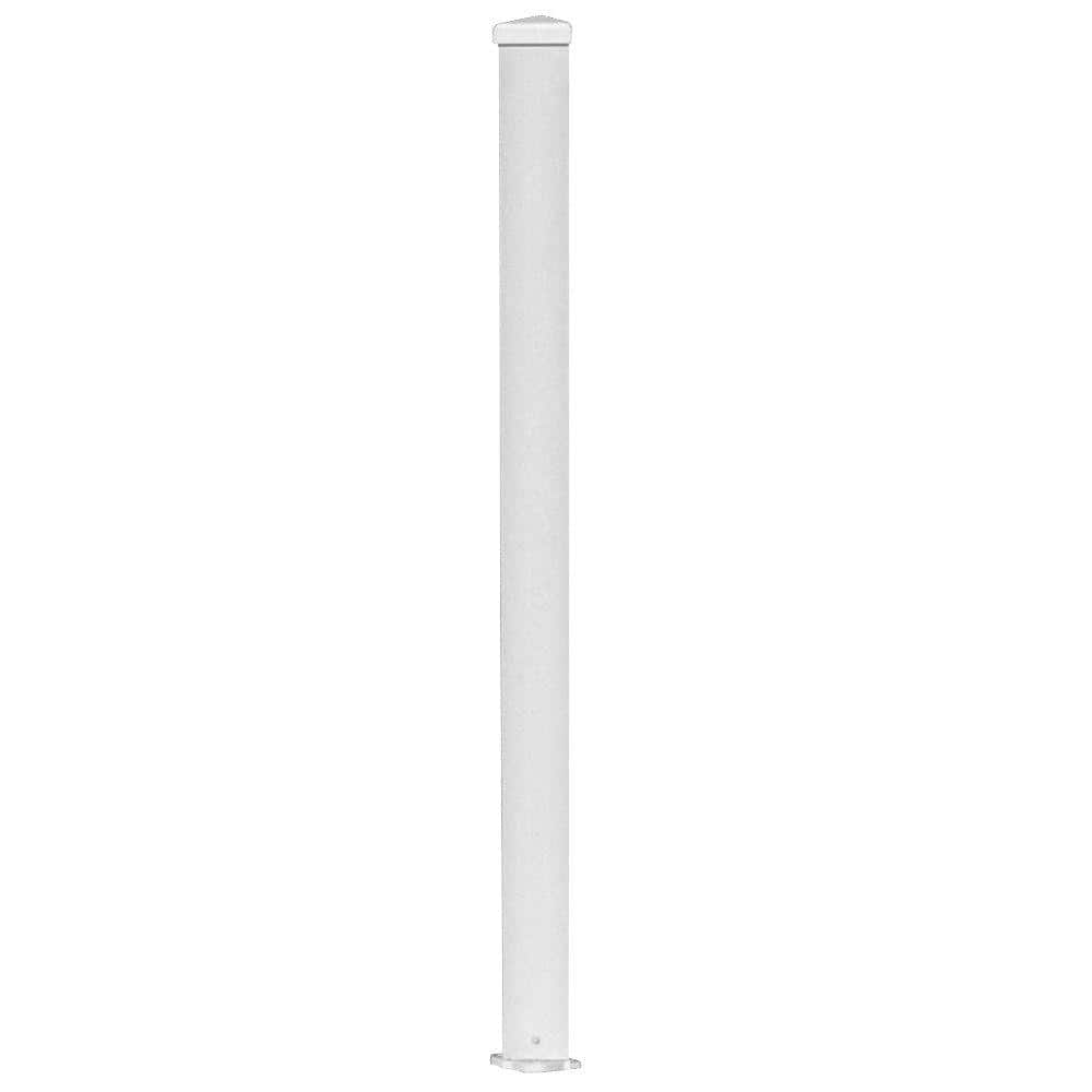 EZ Handrail 3 in. x 3 in. x 96 in. White Aluminum Post