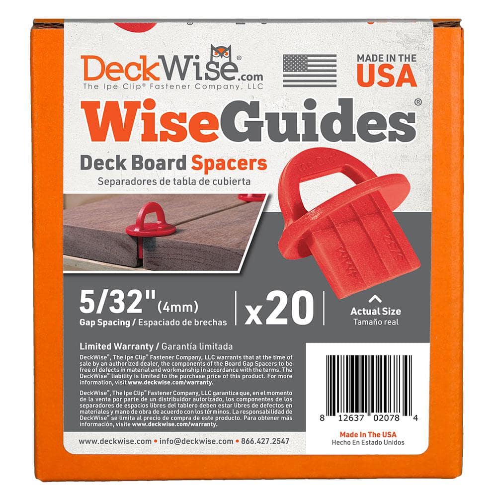 DeckWise WiseGuides 5/32 in. Gap Deck Board Spacer for Hidden Deck Fasteners (20-Count)