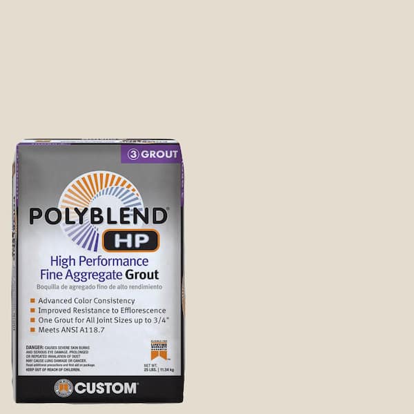 Custom Building Products Polyblend HP #11 Snow White 25lb High Performance Fine Aggregate Grout