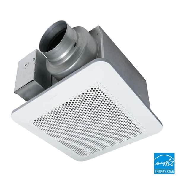 Panasonic Whisper Choice DC Pick-A-Flow 80/110 CFM Ceiling Bathroom Exhaust Fan with Flex-Z Fast Bracket
