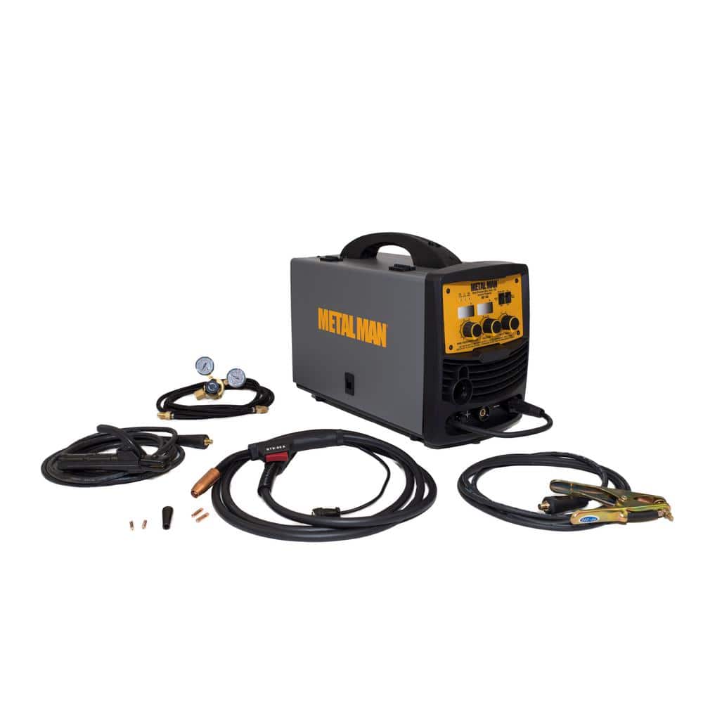 METAL MAN 140 Amp 120-Volt Input Power Inverter Mig, Flux Core, DC Stick Welder