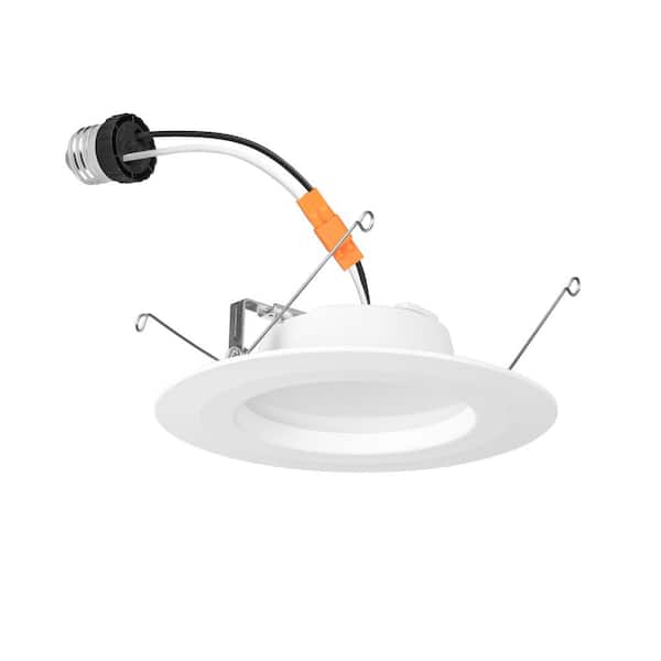 Commercial Electric 1-pack 5/6 in. Integrated LED Recessed Retrofit Light Trim with Selectable Color Temperature CEC-T20