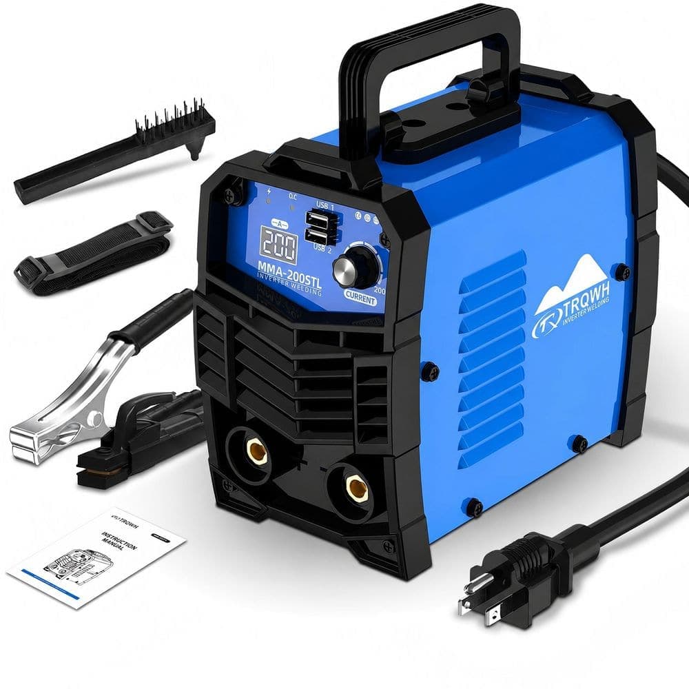 MYWISH 200 Amp 110-Volts Electric (DC) Stick Welder ARC Welding Machine, IGBT Inverter MMA Portable Welder with IGBT Inverter
