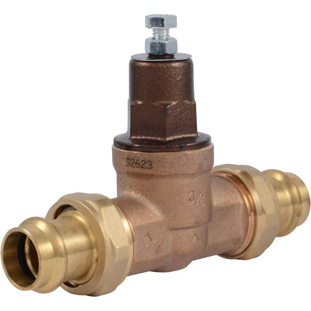 Cash Acme 3/4-in Copper Press EB45 Pressure Regulating Valve Metal Top