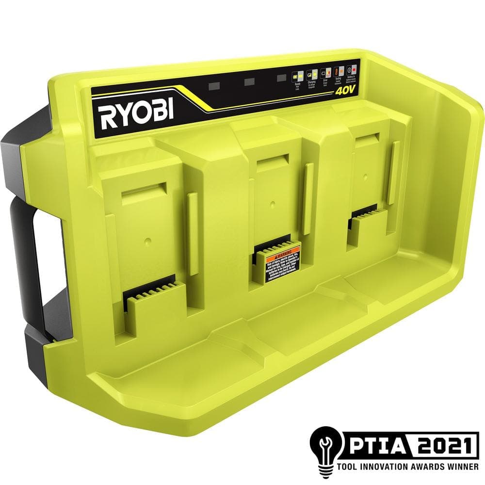 RYOBI 40V 3-Port Sequential Fast Charger