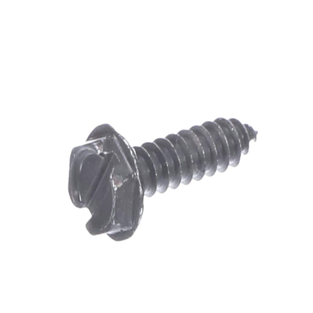 York #10 X 3/4" Black Hex Head Washer Slotted Screw S1-02118397000