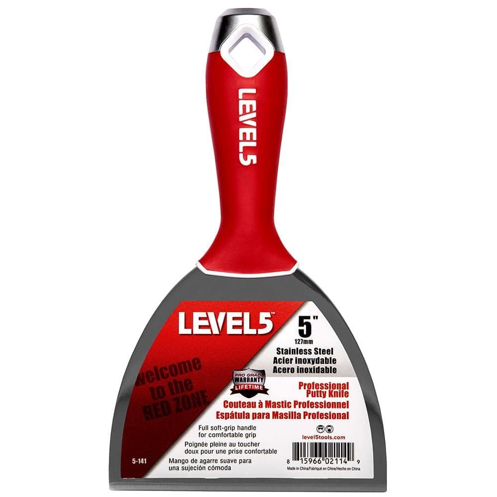 Level 5 5 in. Stainless Steel Joint Knife with Hammer end