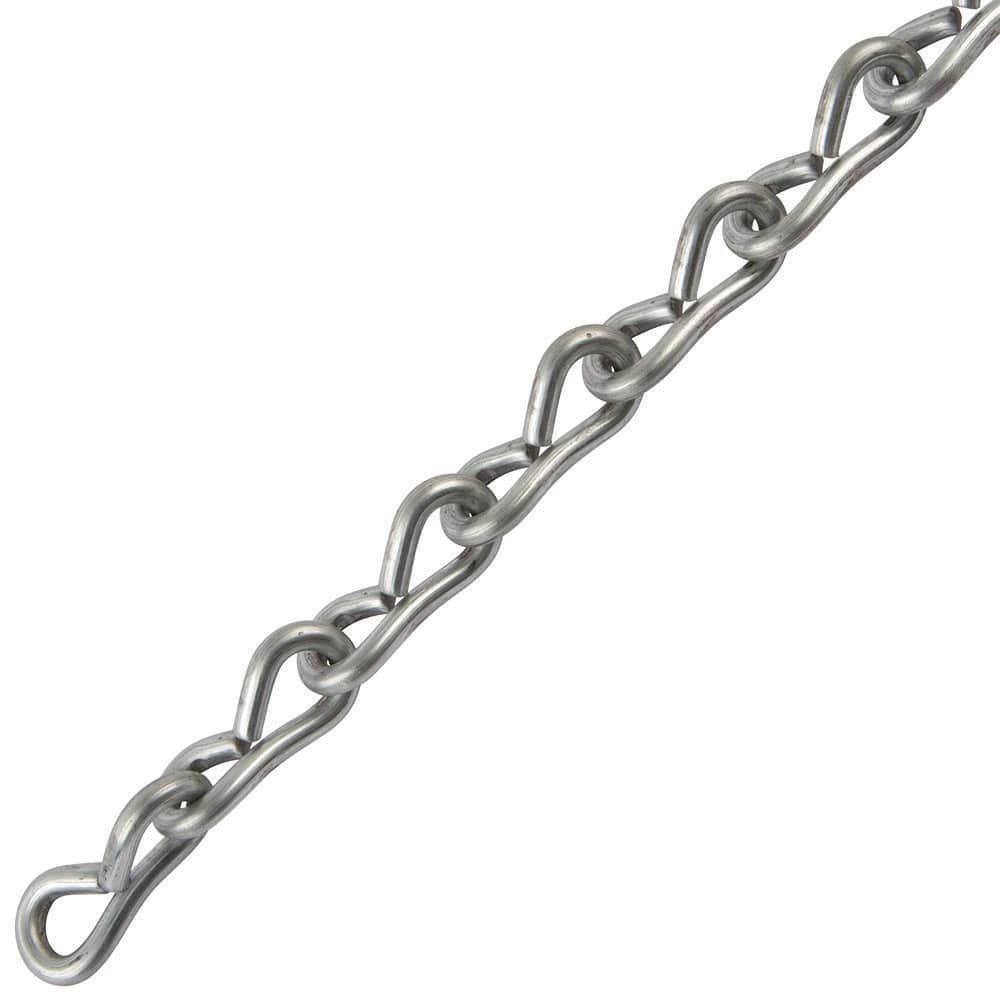 PERFECTION CHAIN #18 x 25 ft. Bright Galvanized Steel Single Jack Chain