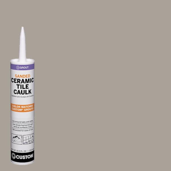 Custom Building Products Polyblend #543 Driftwood 10.5 oz. Sanded Ceramic Tile Caulk