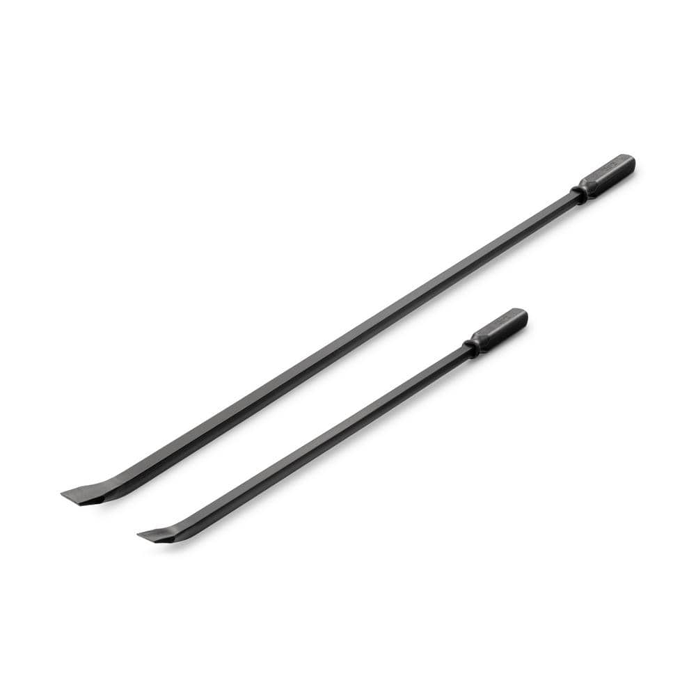 TEKTON 36 and 45 in. Angled End Handled Pry Bar Set (2-Piece)
