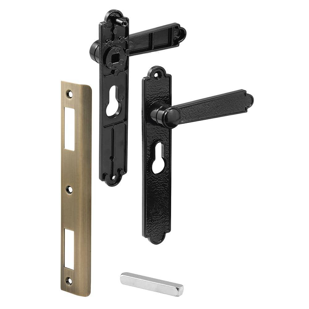 Prime-Line Diecast, Black Dimpled, Security Screen or Storm Door Lever Set