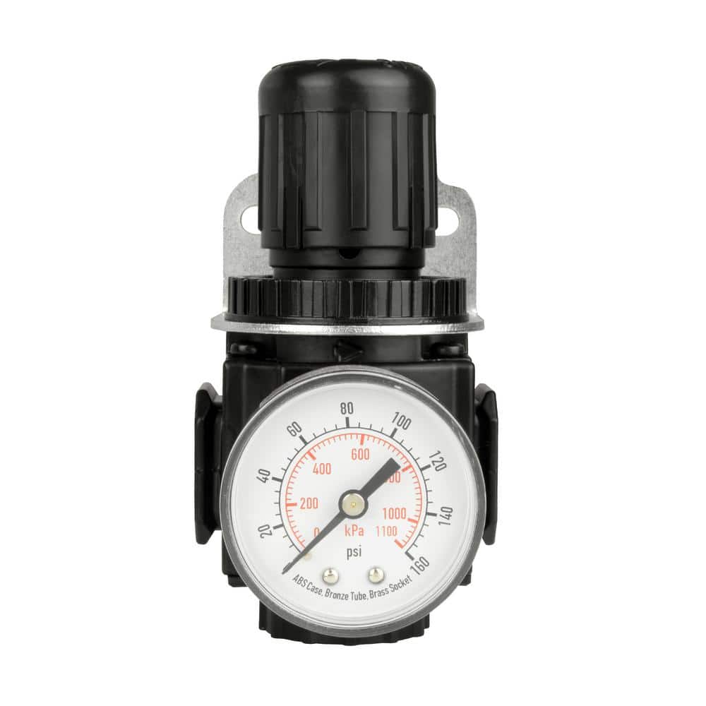 DEWALT 3/8 in. NPT Air Regulator with Pressure Gauge