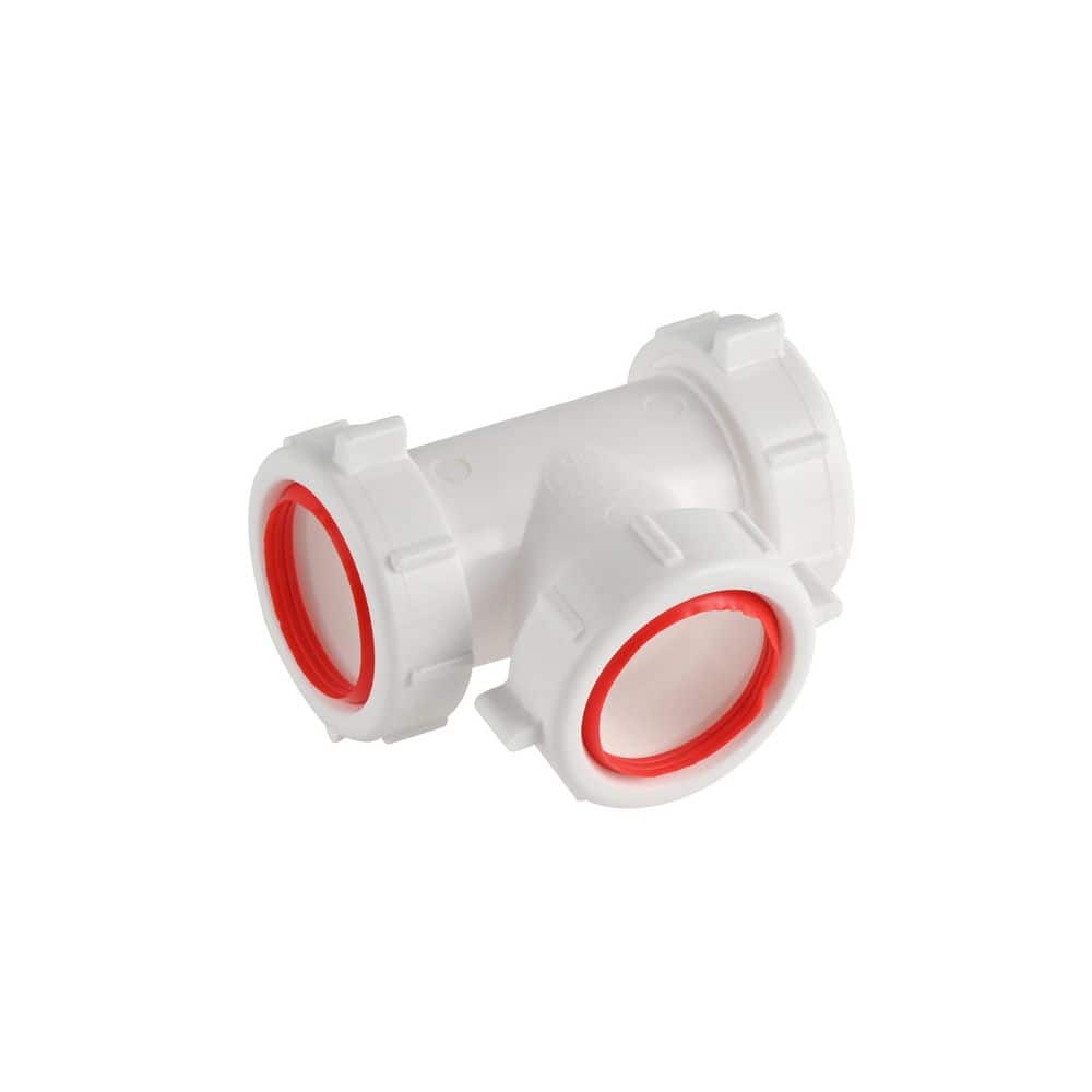 Everbilt 1-1/2 in. P-Trap Tee SJ Plastic