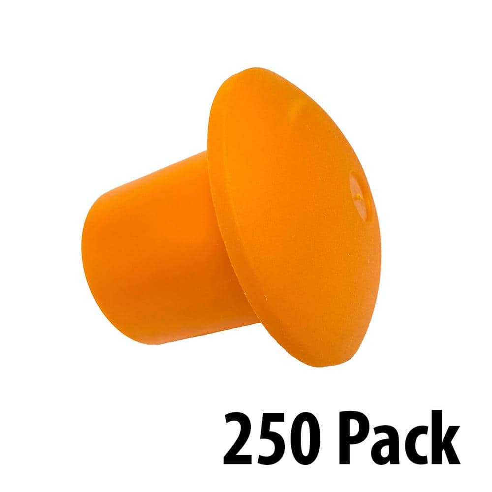 PROWORX Horizontal Rebar Safety Caps (250-Pack)