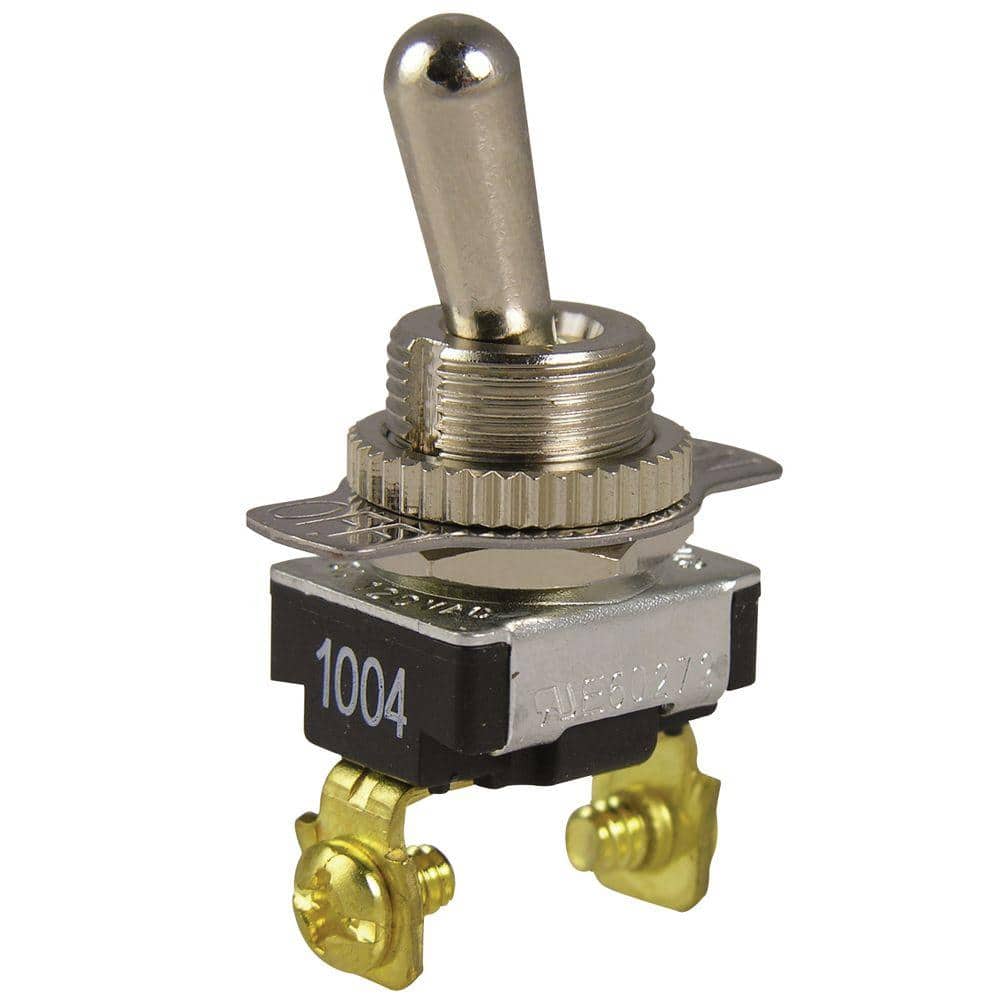 Gardner Bender Single-Pole Medium Duty Toggle Switch in Black