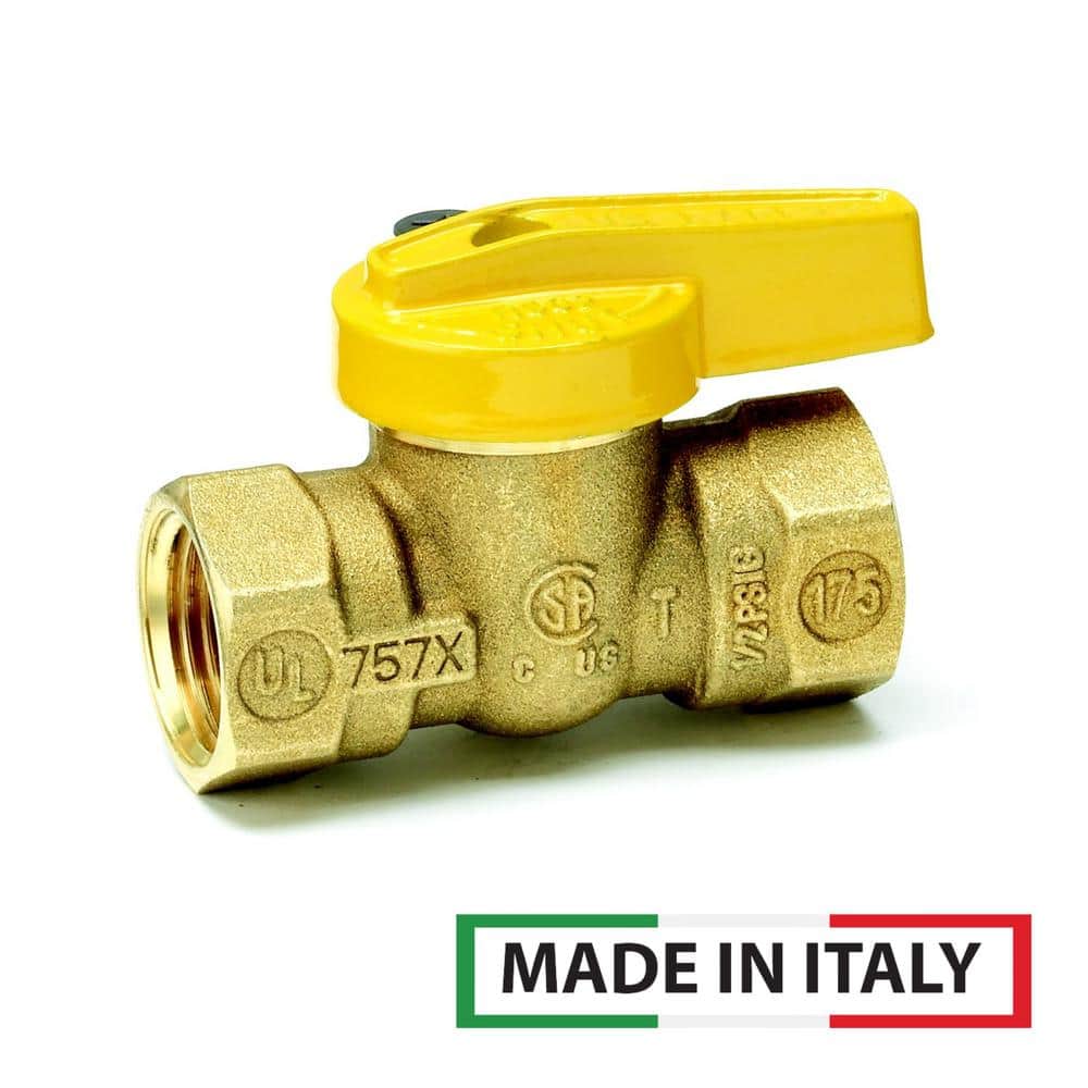 Everbilt FIP FIP Lever Handle Brass Gas Ball Valve
