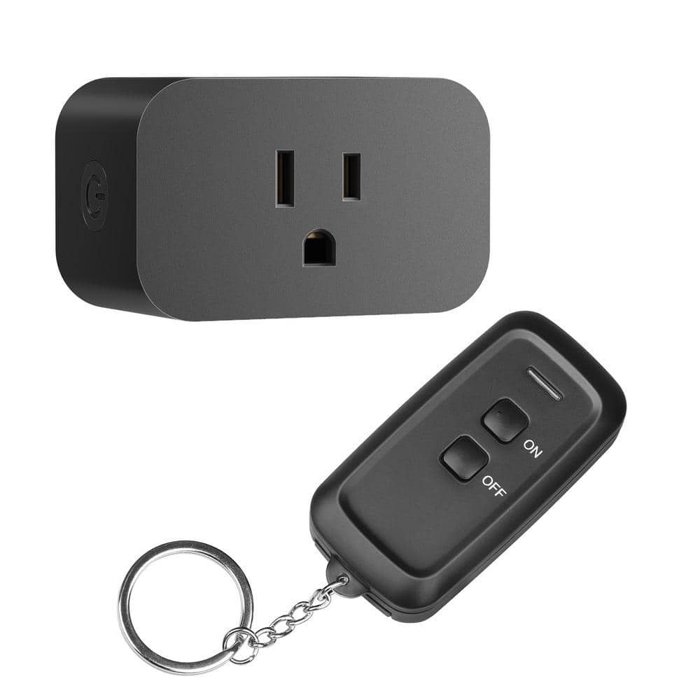 DEWENWILS Indoor Wireless Remote Control Outlet Switch, 15A/1875-Watt, 100 ft. RF Range
