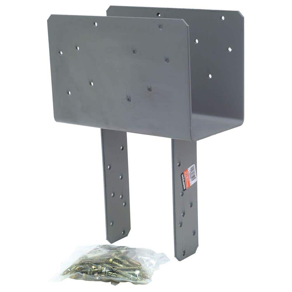 Simpson Strong-Tie CCQ Column Cap for 6x Beam, 6x Post with Strong-Drive SDS Screws