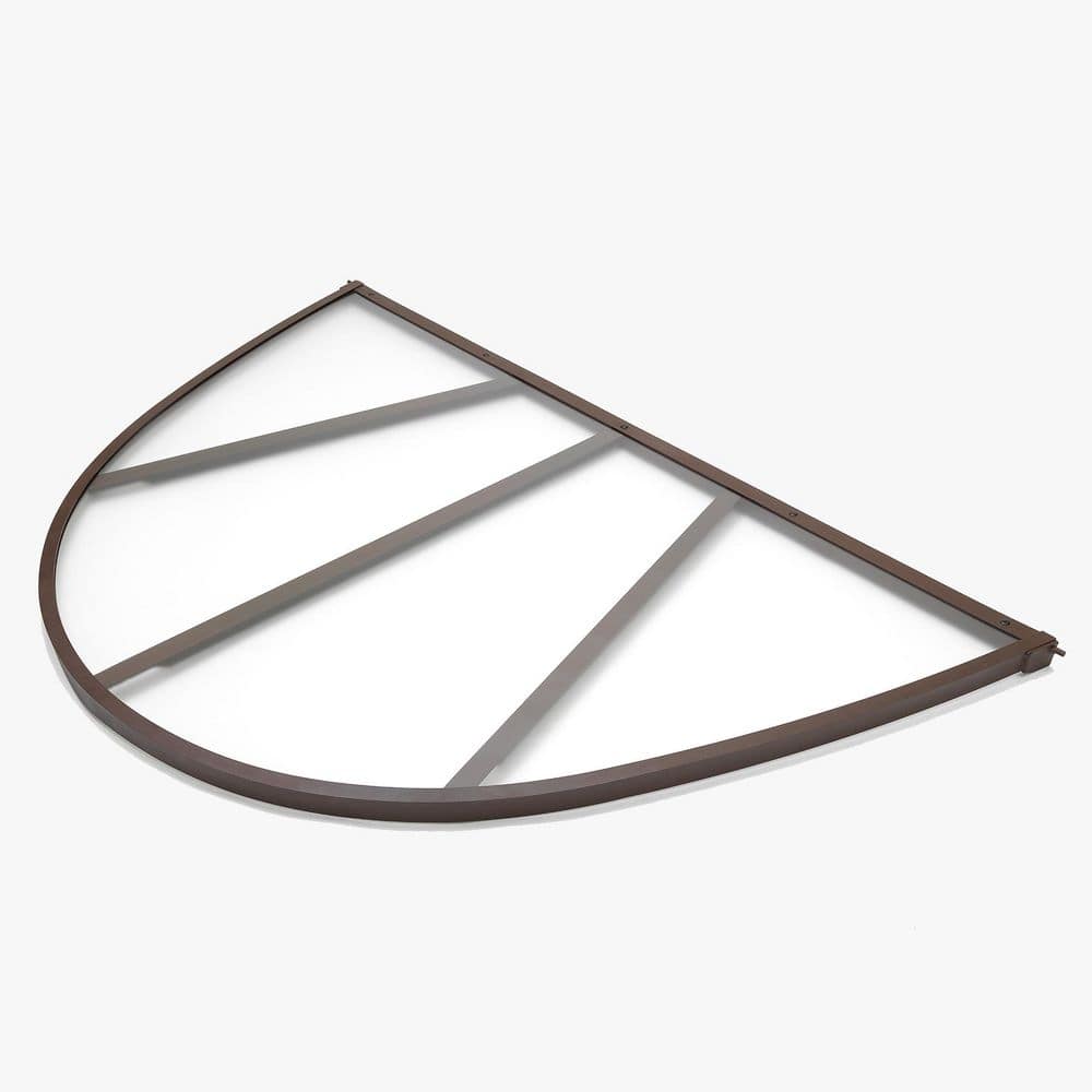 SHAPE PRODUCTS Rockwell Series 66 in. W x 44 in. D Polycarbonate Window Well Cover