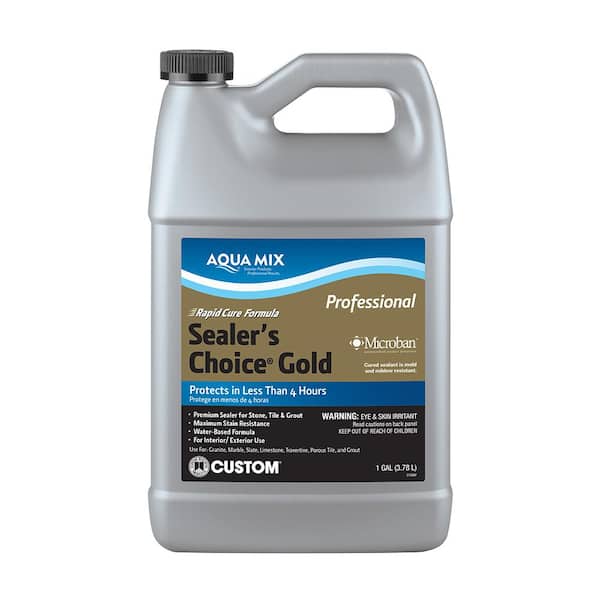 Custom Building Products Aqua Mix Sealer's Choice Gold 4 qt. Penetrating Sealer for Tile, Concrete, Porcelain, Stone and Grout