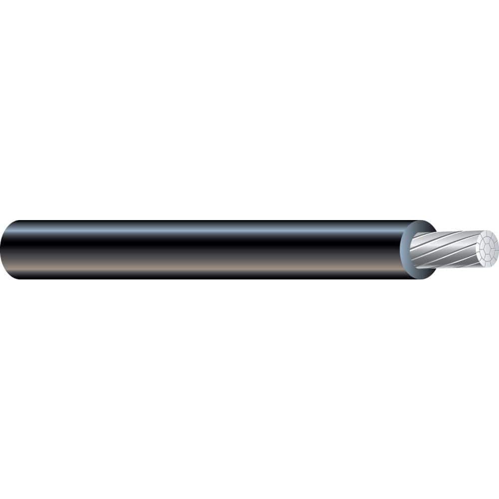 Southwire (By-the-Foot) 6 Black Stranded AL USE-2 Cable