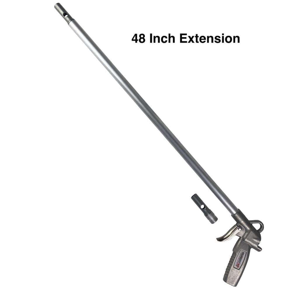 Primefit Extreme Performance OSHA Blowgun w 48 in. Extension and Hi Flow Tips